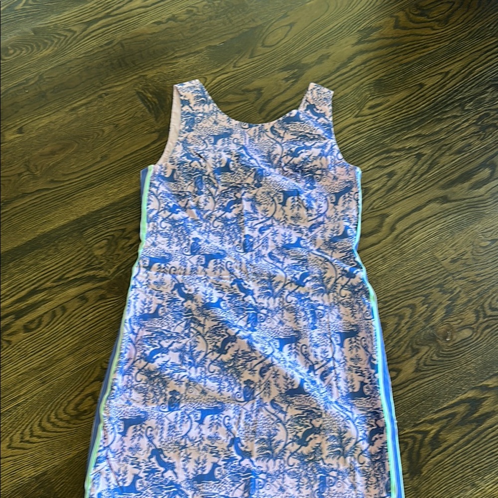 Lilly Pulitzer Pink and Blue Patterned Dress NWT!